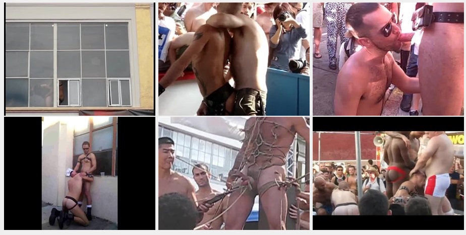 Секс на гей-параде. Реальное видео [amateur, outdoor, oral, anal, public, group, CamRip]