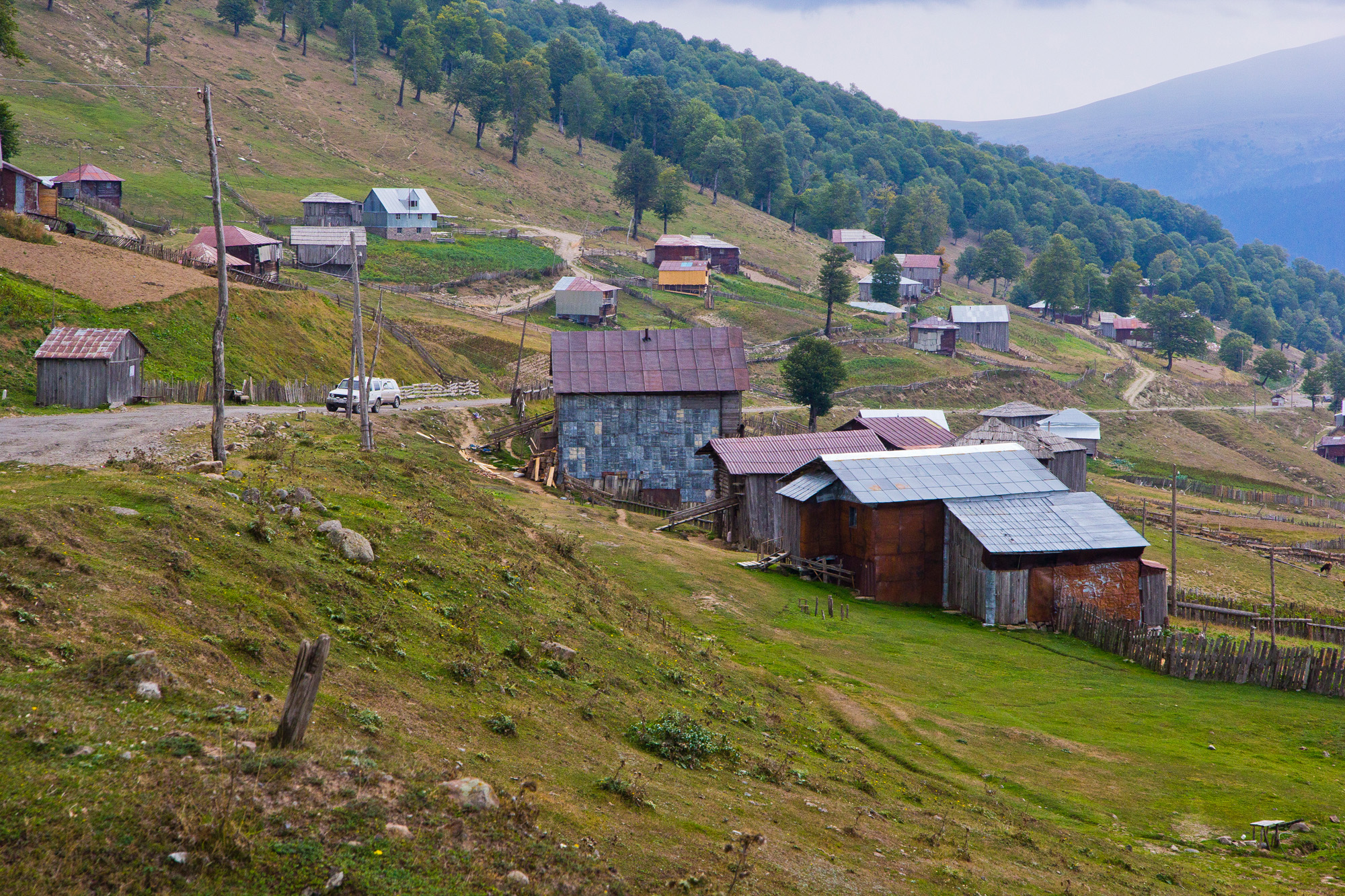 Поселок Хуло Грузия