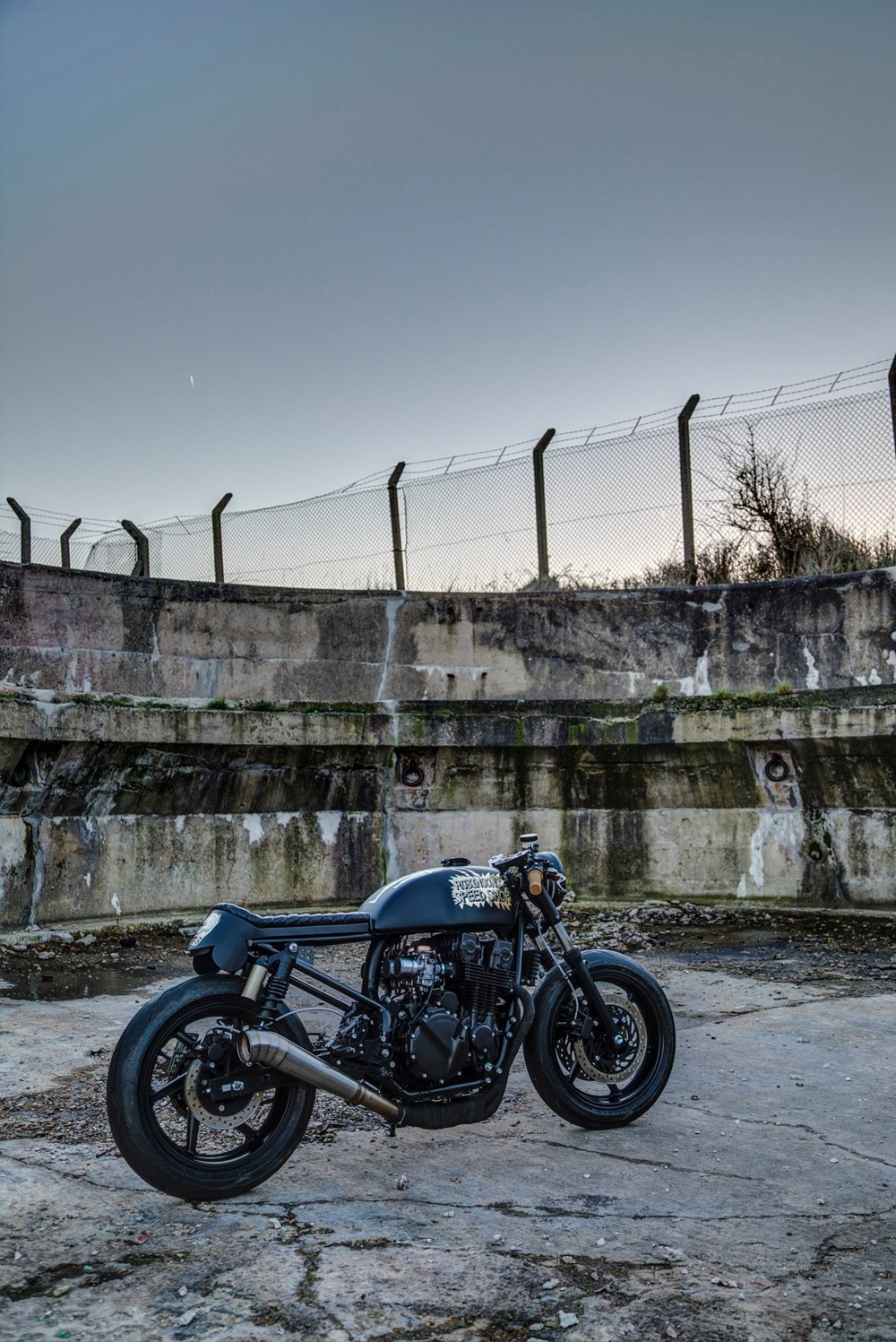 Modified Honda CB 750 Cafe Racer