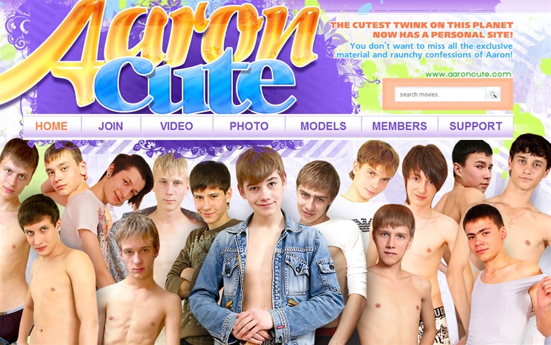 Русские подростки AaronCute: 